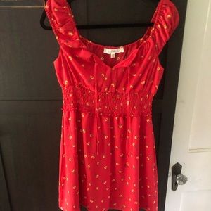 Top or dress with flowers